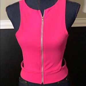 Hot pink tank top